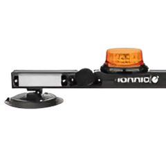 750mm Minebar with Amber Rotating Beacon Reversing Alarm & Magnetic Base - Ionnic