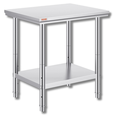 762x610mm Stainless Steel Food Prep Table