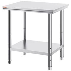 762x610mm Stainless Steel Food Prep Table