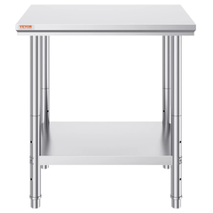 762x610mm Stainless Steel Food Prep Table