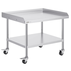762x914mm Stainless Steel Food Prep Table with Wheels