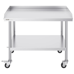 762x914mm Stainless Steel Food Prep Table with Wheels