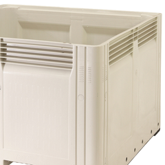 780L Solid Plastic Mega Bin 1165 x 1165 x 780mm-Hammerox Industrial