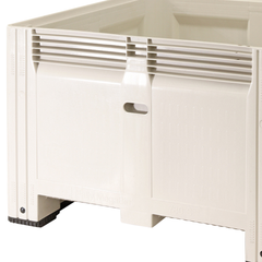 780L Solid Plastic Mega Bin 1165 x 1165 x 780mm-Hammerox Industrial