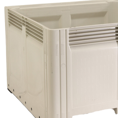 780L Solid Plastic Mega Bin 1165 x 1165 x 780mm-Hammerox Industrial