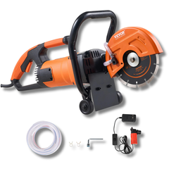 7" Electric Concrete Saw Wet & Dry with Water Pump