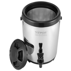 7.6L Insulated Hot & Cold Beverage Dispenser Stainless Steel-Hammerox Industrial