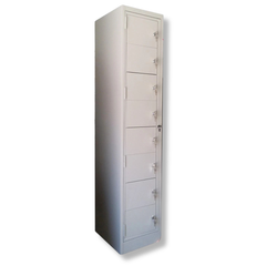 8 Door XL Metal Storage Locker with Master Frame-Hammerox Industrial