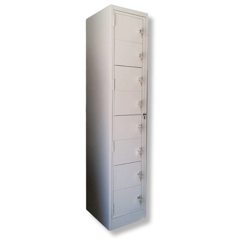 8 Door XL Metal Storage Locker with Master Frame-Hammerox Industrial