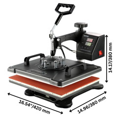 8 In 1 Heat Press Machine Sublimation T Shirt Mug Hat-Hammerox Industrial