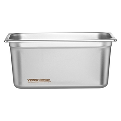 8 Pack 1/3 Size Hotel Pans 6" Deep Stainless Steel-Hammerox Industrial