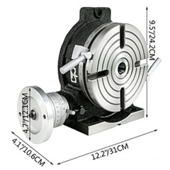 8" Rotary Table Horizontal Vertical Milling Machine-Hammerox Industrial