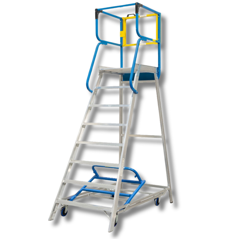 8 Step Access Platform Ladder-Hammerox Industrial
