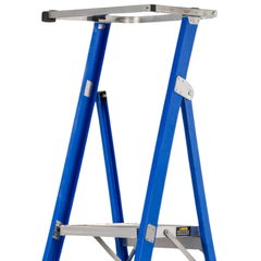 8 Step Fibreglass Industrial Platform Ladder 2320mm Platform Height-Hammerox Industrial