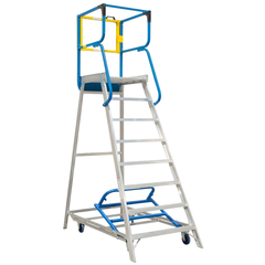 8 Step Walk Through Access Platform Ladder-Hammerox Industrial