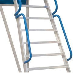 8 Step Walk Through Access Platform Ladder-Hammerox Industrial