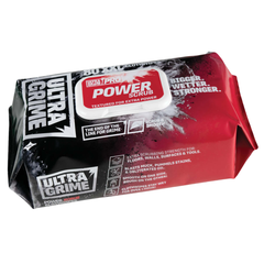 80 Pack UltraGrime Red Power Wipes Carton of 6 (480 Total)-Hammerox Industrial