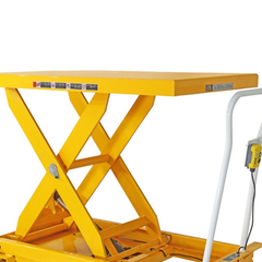 800 x 1200mm 1000kg Electric Single Scissor Lift Trolley-Hammerox Industrial