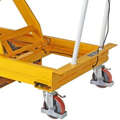 800 x 1200mm 1000kg Electric Single Scissor Lift Trolley-Hammerox Industrial