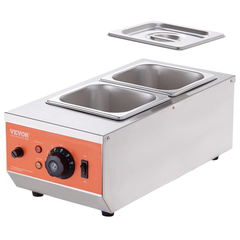 800W 2 Tank Chocolate Melting Pot Tempering Machine-Hammerox Industrial