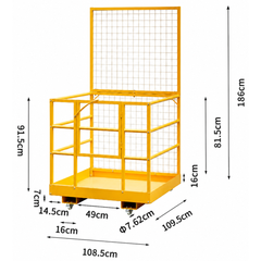 800kg Two Person Forklift Safety Cage Work Platform