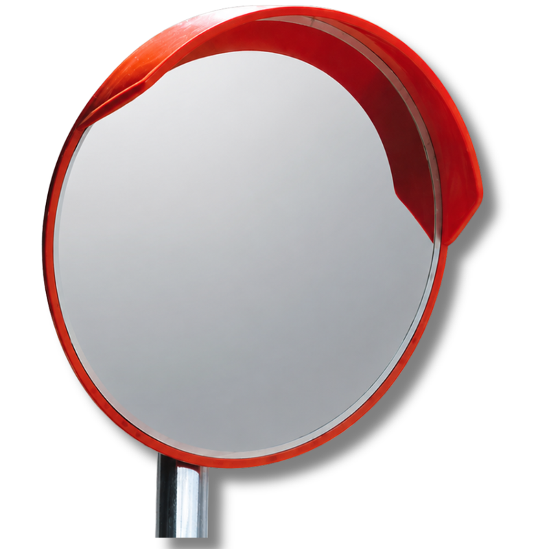 800mm Outdoor Convex Mirror Post Mount