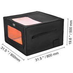 800x800x500mm Laser Engraver Enclosure Fireproof Cover