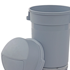 80L Round Plastic Waste Bin-Hammerox Industrial
