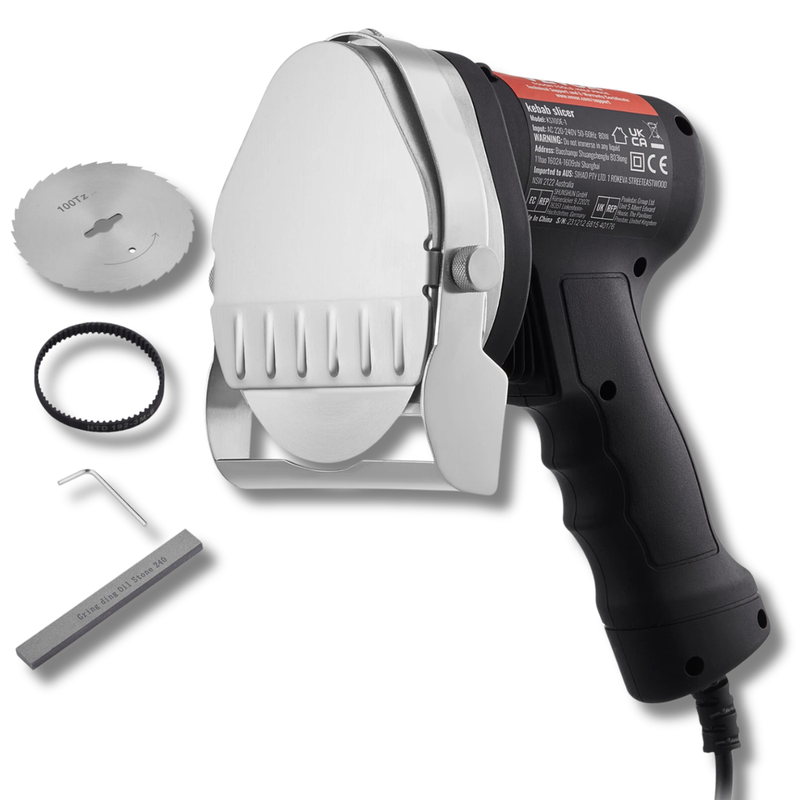 80W Electric Kebab Slicer with 2 Blades-Hammerox Industrial
