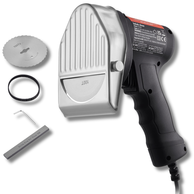 80W Electric Kebab Slicer Cutter with 2 Blades