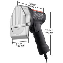 80W Electric Kebab Slicer Cutter with 2 Blades