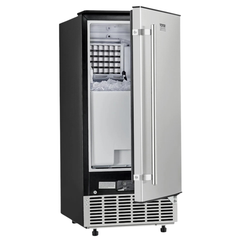 80lb/Day Undercounter Ice Maker Built In with Reversible Door-Hammerox Industrial