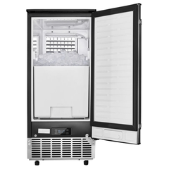 80lb/Day Undercounter Ice Maker Built In with Reversible Door