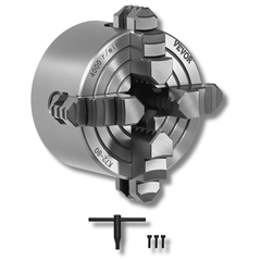 80mm 4 Jaw Lathe Chuck 5-80mm Clamping Range-Hammerox Industrial