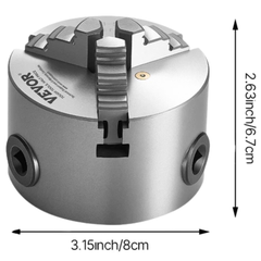 80mm 3 Jaw Self Centering Lathe Chuck