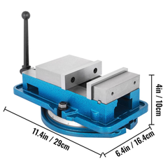 80mm Milling Machine Vice 360° Swivel Base