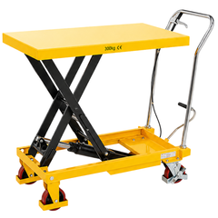 850 x 500mm 300kg Single Scissor Lift Trolley-Hammerox Industrial