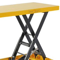 850 x 500mm 300kg Single Scissor Lift Trolley-Hammerox Industrial