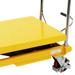 850 x 500mm 300kg Single Scissor Lift Trolley-Hammerox Industrial