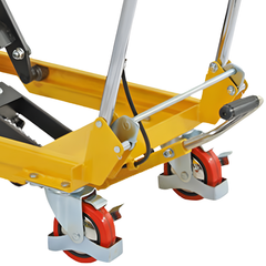 850 x 500mm 300kg Single Scissor Lift Trolley-Hammerox Industrial