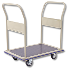 880 x 580mm Dual Fixed Handle Platform Trolley-Hammerox Industrial