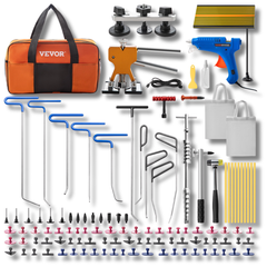 89 Piece Paintless Dent Removal Rod Kit Stainless Steel-Hammerox Industrial