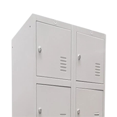 8 Door XL Metal Storage Locker with Alloy Key Locks