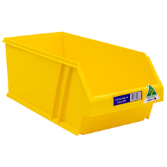 8L Stor-Pak No.80 Storage Bin 200 x 440 x 165mm Yellow 6 Pack-Hammerox Industrial