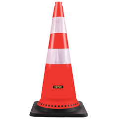 8 Piece 30" Safety Traffic Cones Reflective