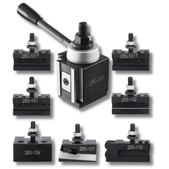 8 Piece Quick Change Tool Post Set for 152.4-305mm Lathe