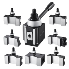 8 Piece Quick Change Tool Post Set for 152.4-305mm Lathe