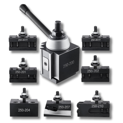 8 Piece Quick Change Tool Post Set for 254-381mm Lathe