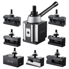8 Piece Quick Change Tool Post Set for 254-381mm Lathe