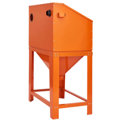 90 Gallon Sandblasting Cabinet with Dust Collection System-Hammerox Industrial